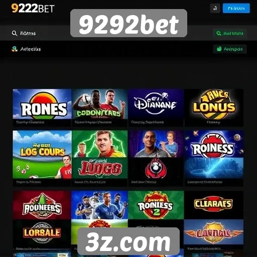 Análise de jogos disponíveis no site 9292bet