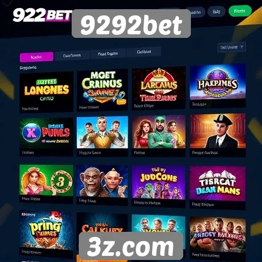 Análise das opções de jogos disponíveis no 9292bet