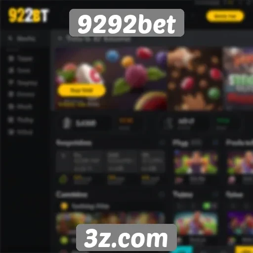 Avaliação da interface do usuário no site 9292bet